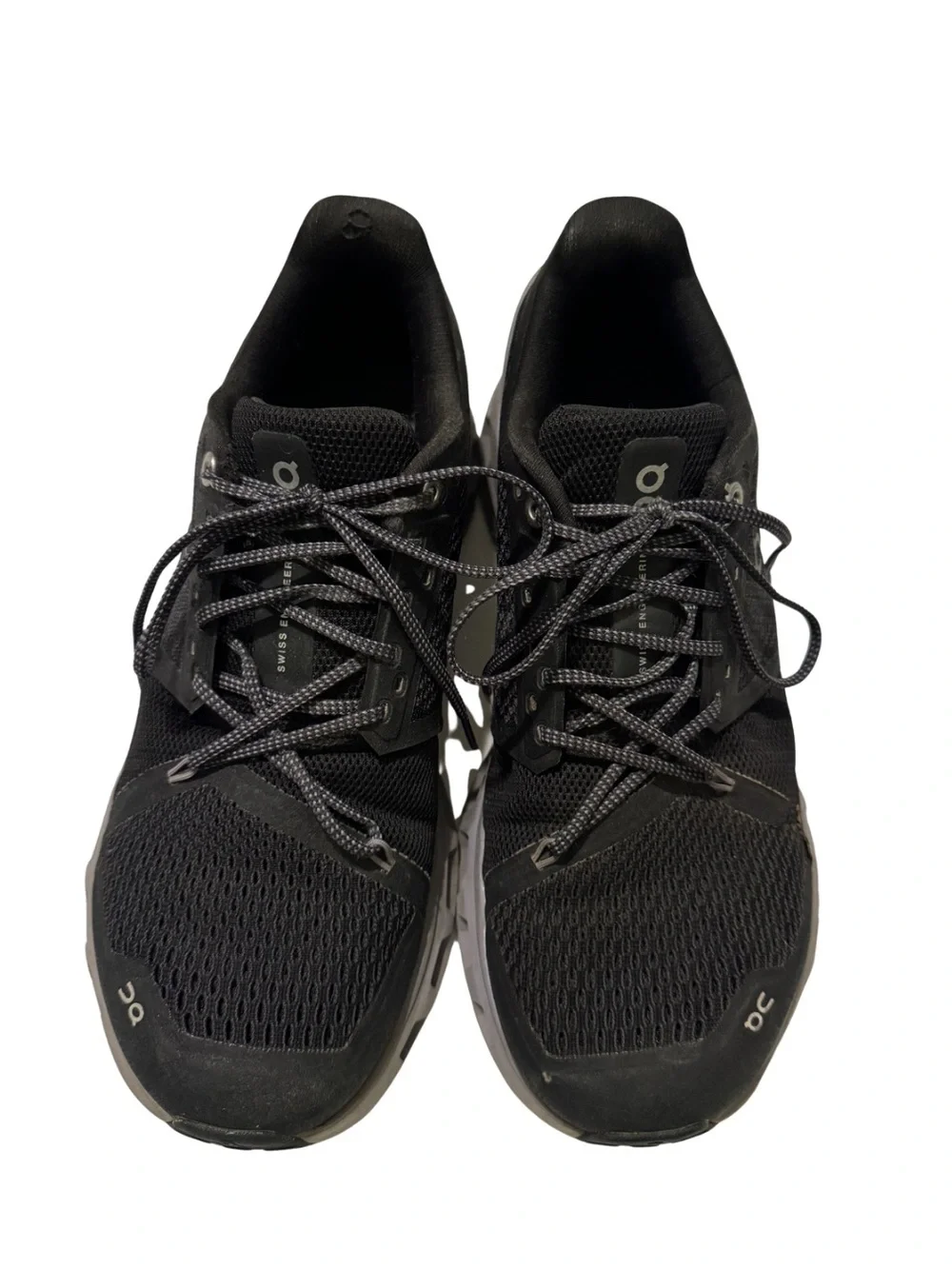 On Cloud Lightweight Black & Lavender Running Shoes - Picture 2 of 6